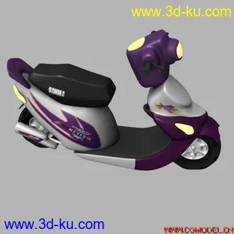 3D打印模型一个自己做的摩托车的图片