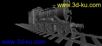 3Dmax火车模型的图片