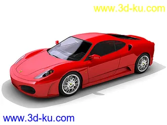 3D打印模型法拉利 带o b j的图片