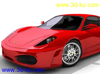 3D打印模型法拉利 带o b j的图片