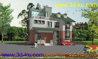 3D打印模型转发 {别墅}~~的图片