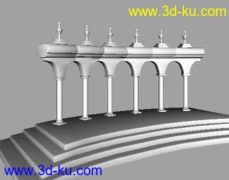 3D打印模型石头长廊的图片