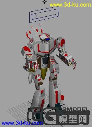 3D打印模型飞机，带骨骼设定，可变形的图片