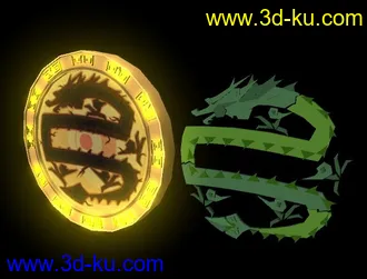 3D打印模型龙玉带贴图 请欣赏的图片
