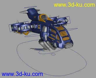 3D打印模型飞行器带绑定好，直接用的图片