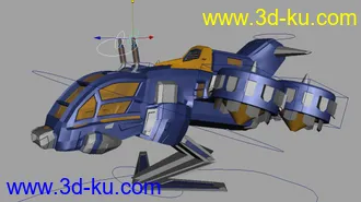 3D打印模型飞行器带绑定好，直接用的图片