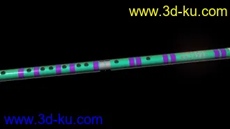 3D打印模型笛子一只（新手制作。多多体谅）- -!的图片