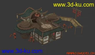 3D打印模型酒店  新手做的，希望大家多多指导的图片