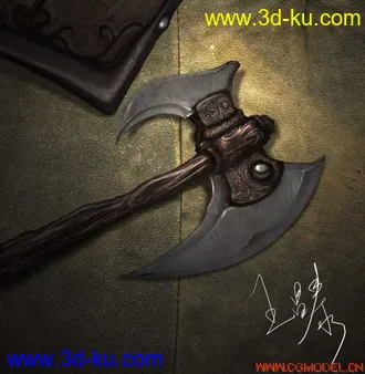 3D打印模型斧头一把的图片