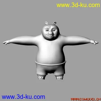 3D打印模型熊猫 可爱的熊猫的图片