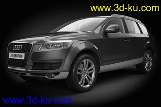 3D打印模型奥迪Q7抢呀的图片
