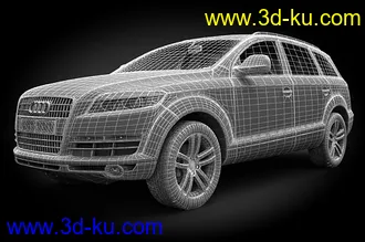 3D打印模型奥迪Q7抢呀的图片