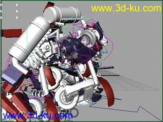 3D打印模型【白夜出品】擎天柱变形动画，本人只出MAYA作品的图片