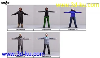 AXYZ -带骨骼人物模型的图片