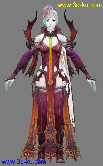3D打印模型红色女神的图片