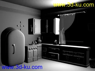 3D打印模型厨房的图片