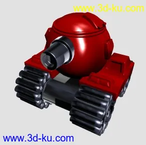 3D打印模型卡通坦克的图片