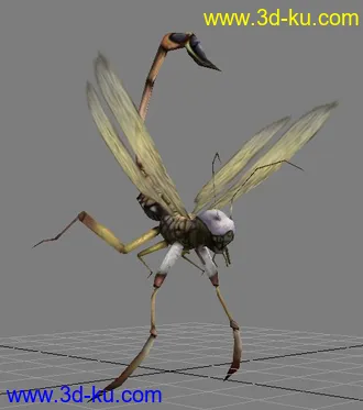 3D打印模型毒蜻蜓的图片