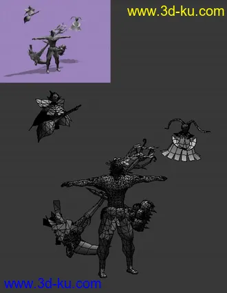 原创阴阳师模型的图片