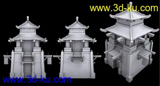 3D打印模型塔楼的图片