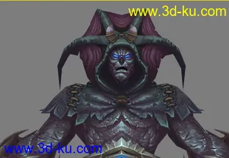 3D打印模型魔兽世界中的一个骷髅怪的图片