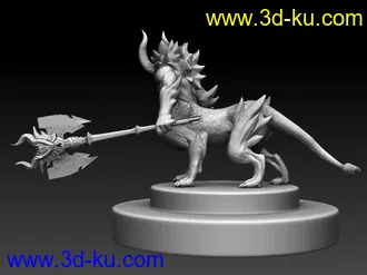 3D打印模型狮骑魔王的图片