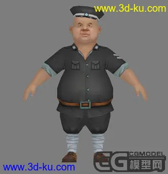 3D打印模型无聊的胖子的图片