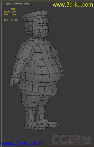 3D打印模型无聊的胖子的图片
