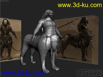 3D打印模型狮身人的图片