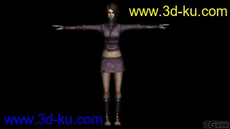 3D打印模型Wii Tenchu 4 Ayame的图片