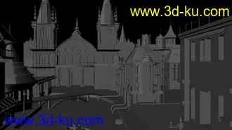 3D打印模型教堂的图片