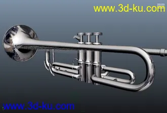 3D打印模型小号的图片