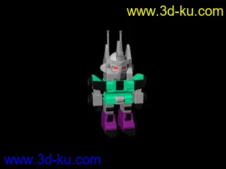 3D打印模型Q版六面兽的图片