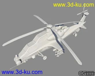 3D打印模型直升机，新手初做。的图片