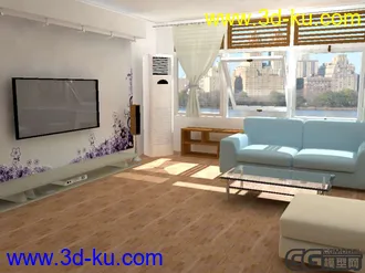 3D打印模型第一次尝试用maya做室内。mr的。的图片