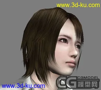 3D打印模型WII恐怖冒险《零-月蚀之假面》女主角～月森円香～的图片