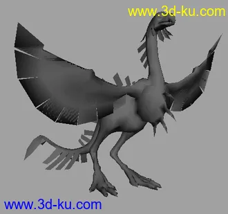 3D打印模型游戏人物与怪兽低模的图片