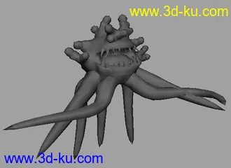 3D打印模型游戏人物与怪兽低模的图片