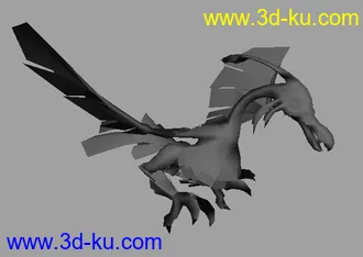 3D打印模型游戏人物与怪兽低模的图片