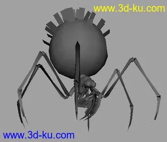 3D打印模型游戏人物与怪兽低模的图片