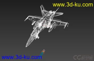 3D打印模型F18大黄蜂   军事飞机的图片