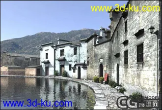 3D打印模型古老住宅的图片