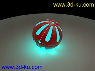 3D打印模型发光球的图片