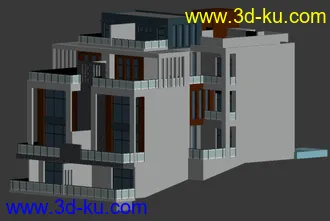 3D打印模型别墅的图片