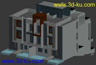 3D打印模型别墅的图片