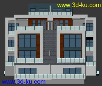 3D打印模型别墅的图片