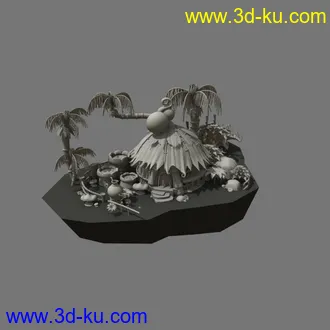 3D打印模型炼丹屋的图片