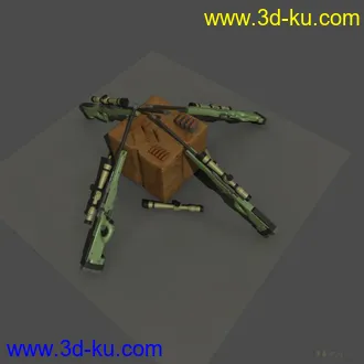 3D打印模型阻击枪的图片