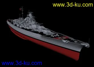 3D打印模型二战 德国俾斯麦号战列舰的图片