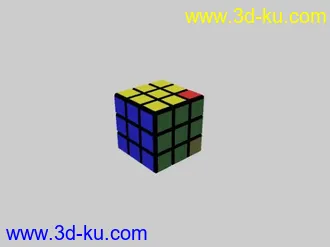 3D打印模型魔方 可以自由旋转的图片